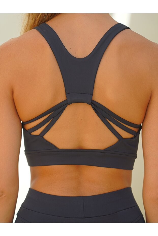 Kratos Basic Spor Siyah Crop - 7