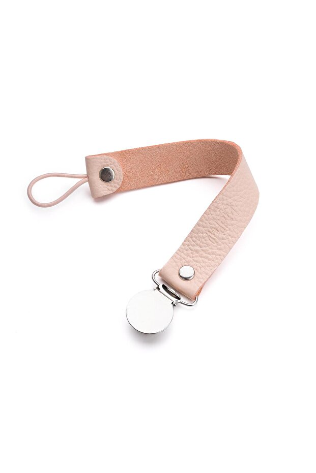 Bitkisel Boyalı Emzik Askısı - Blush - 2
