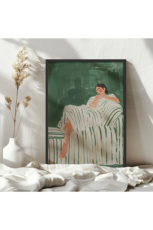 Single Wooden Framed Painting One Piece Poster Painting Tk/1395