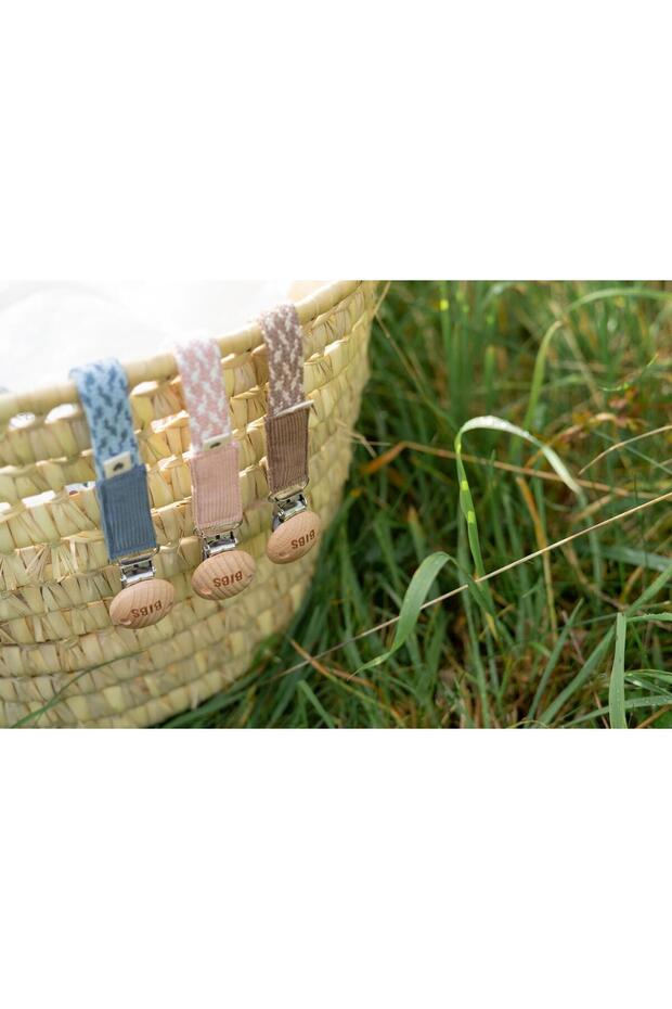 Paci Braid Emzik Askısı - Petrol / Baby Blue - 4