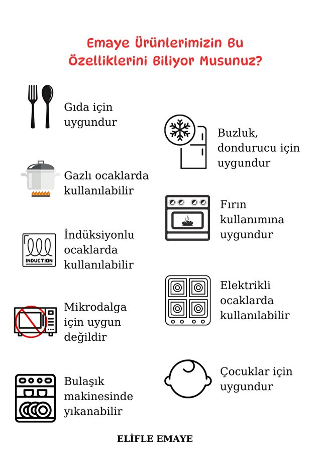 Emaye Tabak 16 cm - 6