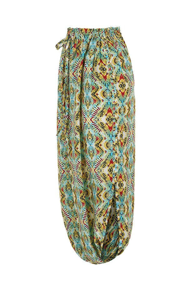 Yellow Effect Şalvar Pantolon - 2