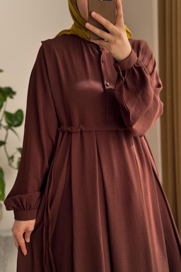 Lady Elbise- Kahve - 2