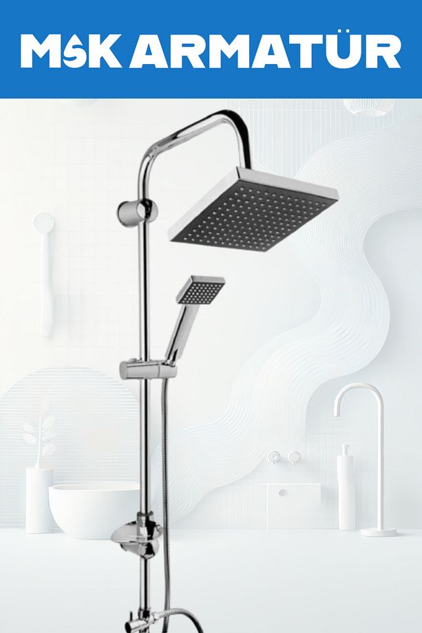 Robot Duş Sistemi Banyo Lavabo Mutfak Musluğu Çeşmesi Bataryası 4'lü Ful Set - 2