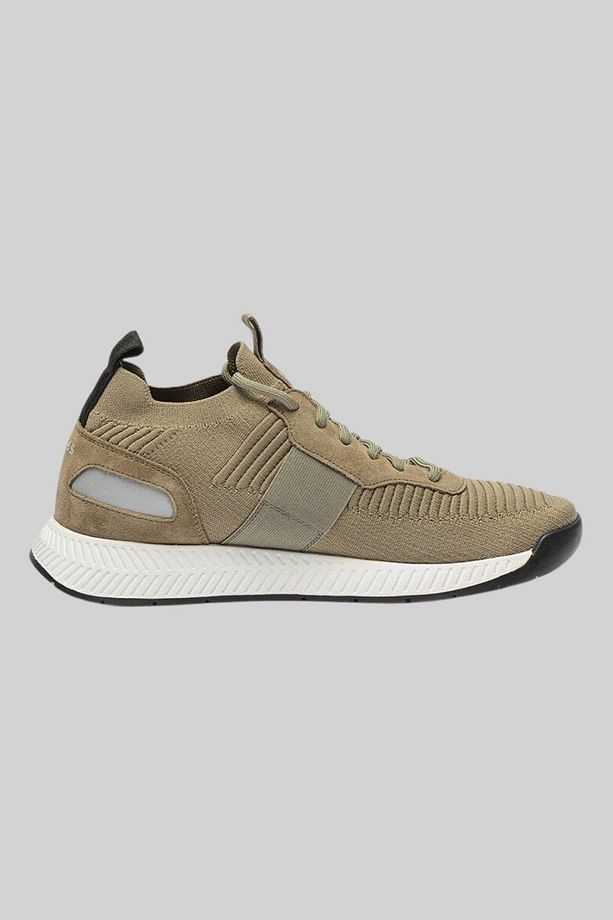 Erkek Titanium Runn Knst Örgü Koşu Spor Ayakkabı Bej - 2