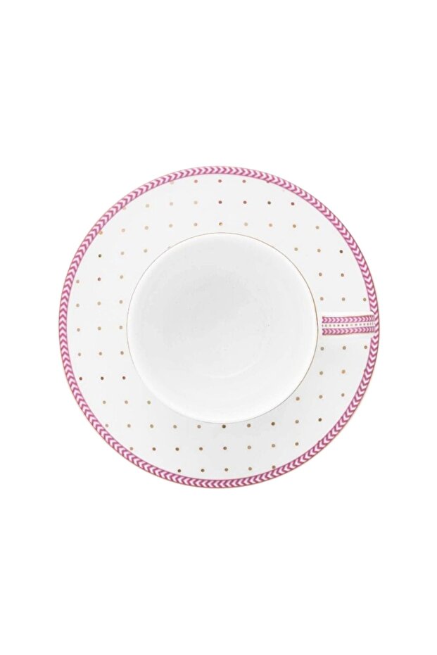 Espresso cup with saucer, Pip Studio, Dots Gold Pink, 120 ml, Jolie collection - 5