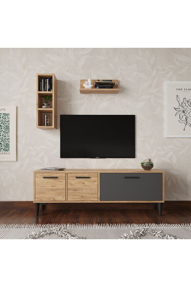 Colt Tv Ünitesi A.çam/antrasit 140 Cm - 1