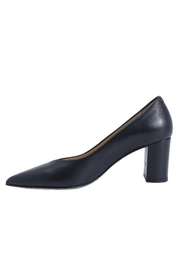 HAKİKİ DERİ SIYAH Ayakkabı Stiletto 9841 38 V6 - 6