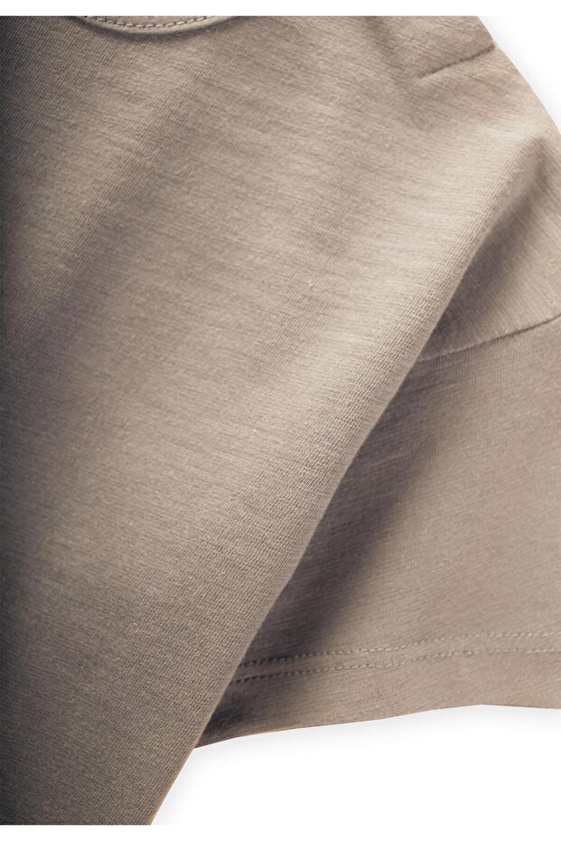 Basic Bebe T-Shırt 0-3 Yaş Bej - 3