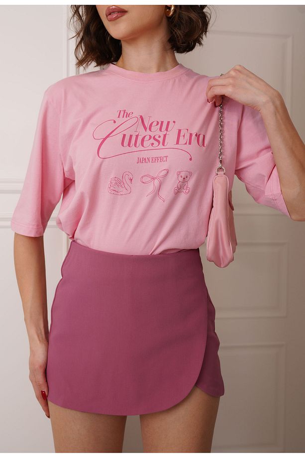 Gül Kurusu Orj Model Şort Etek - 4