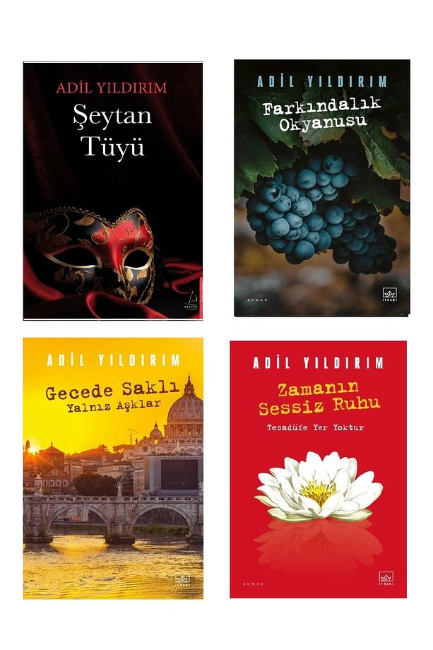 Adil Yıldırım 4 Kitaplık Set (Şeytan Tüyü #Farkındalık Okyanusu #Zamanın Sessiz Ruhu... - 1