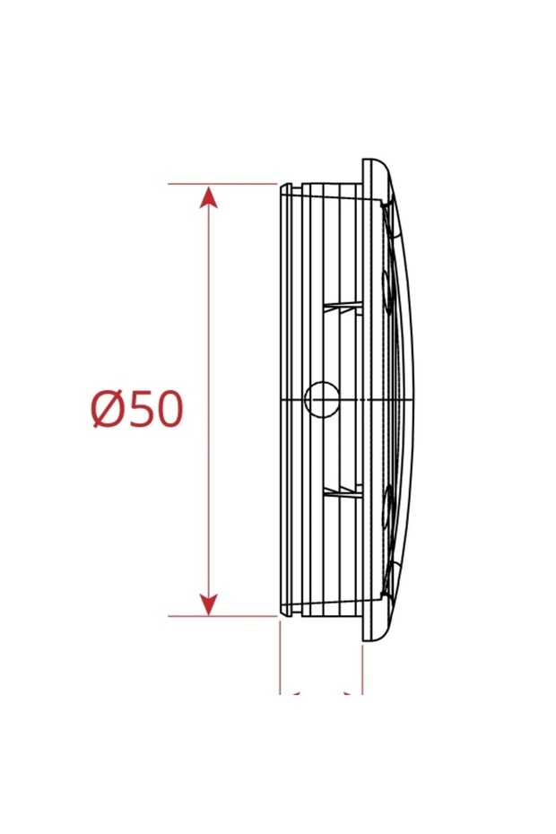 Gömme Kulp Siyah 4 Adet - 3