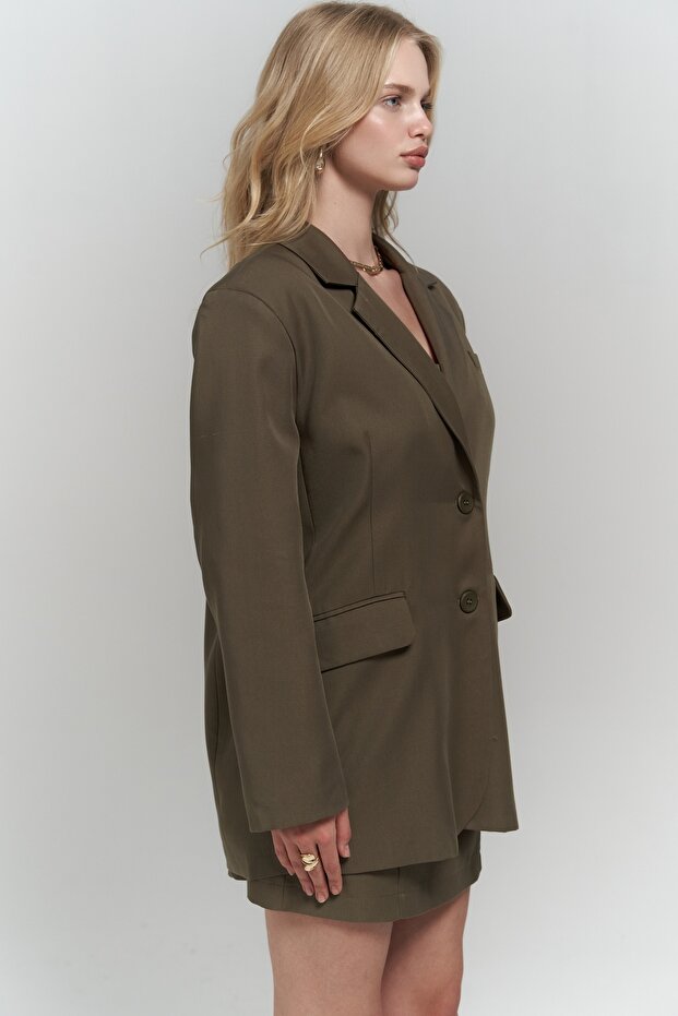 Clara Haki Blazer - 4
