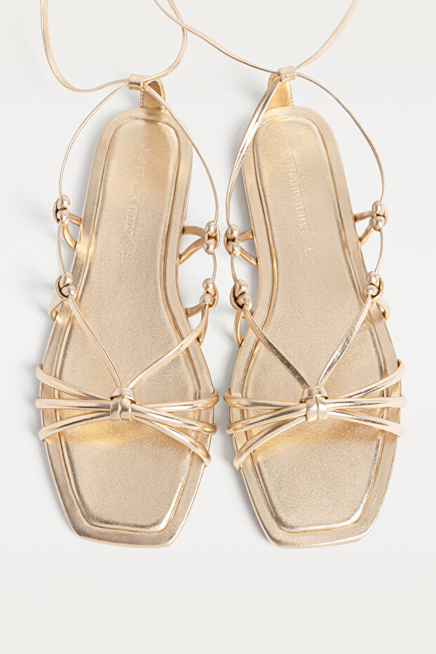 Strappt flat sandals - 3