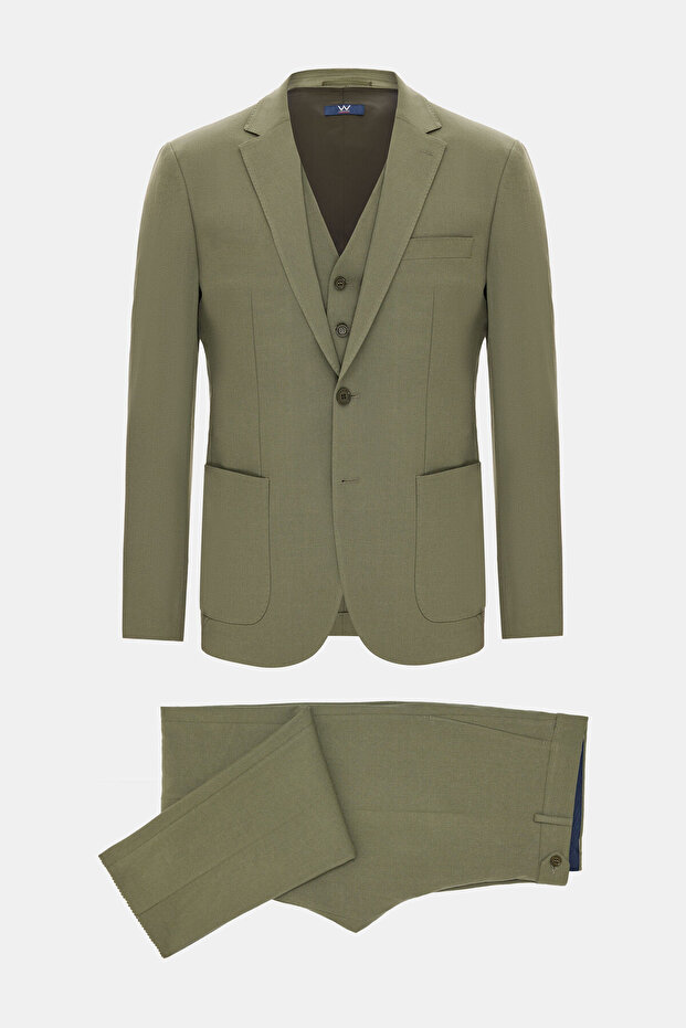 YEŞİL DÜĞMELİ CEKET - 1