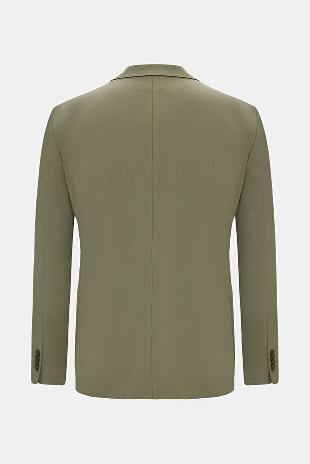 YEŞİL DÜĞMELİ CEKET - 3