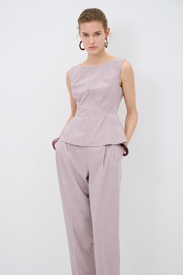 Kayık Yaka Yelek - 3