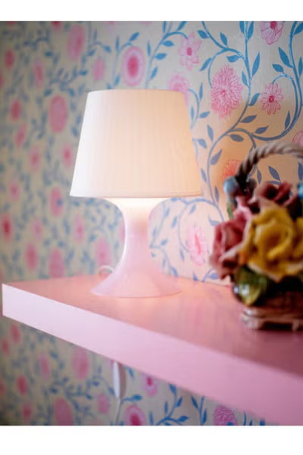 مصباح طاولة أبيض 29 سم - 4