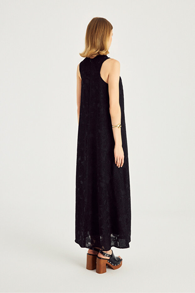 1715 ELBİSE SİYAH - 5