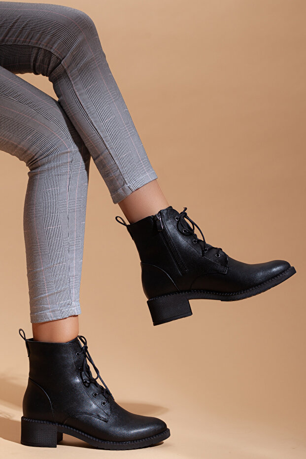 D502 Günlük Topuklu Kadın Bot - 5