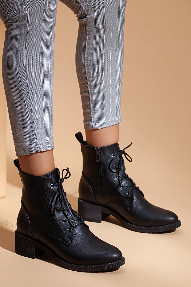 D502 Günlük Topuklu Kadın Bot - 7