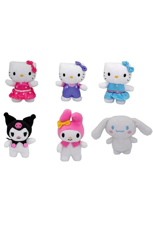 Hello Kıtty Mıcro Plush - 6'lı- 12cm Pelüş - 2