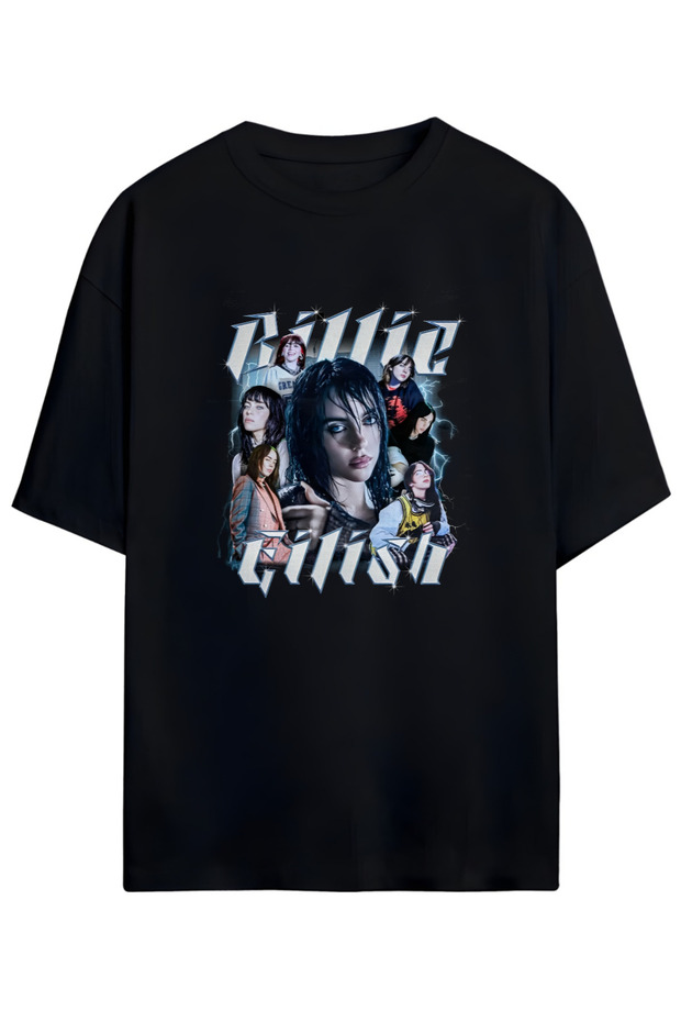 Billie Eilish Designed Unisex New Season Oversize Cotton T-Shirt