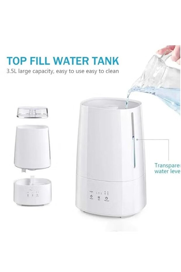 The air diffuser has a power of 22 watts and a capacity of 3.5 liters to humidify and purify the air - 5
