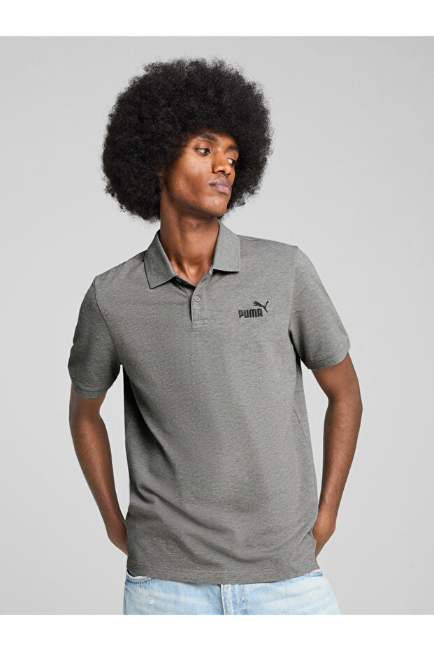 Essential Logo Print Polo Neck T-Shirt