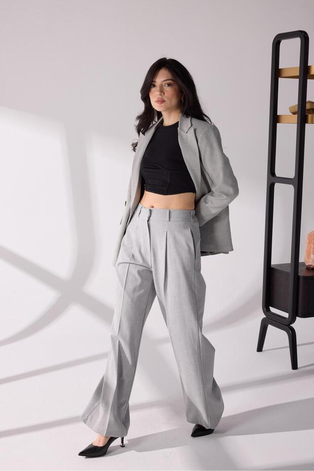 Kruvaze Blazer Gri