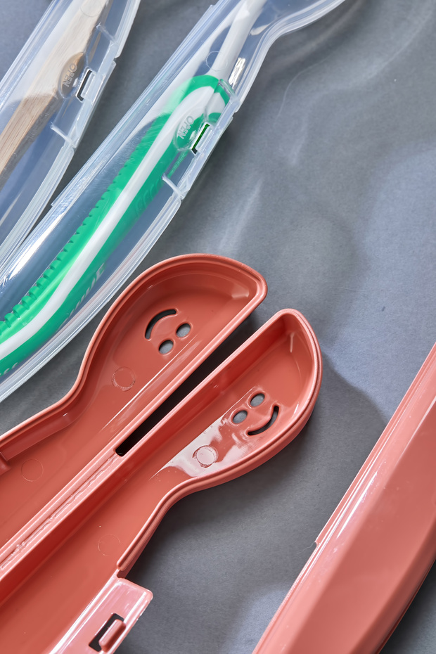 6Pcs Travel Type Toothbrush Container, Hygienic Storage Box - 5