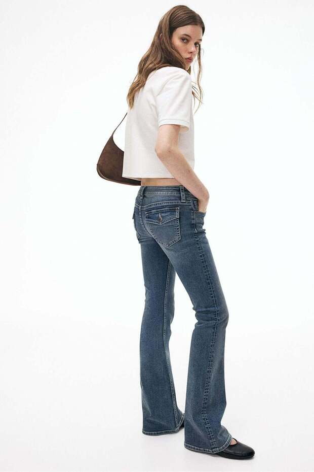 بنطال جينز واسع الساق - 2