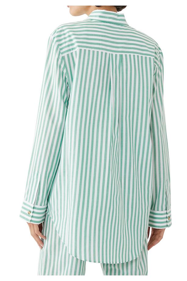 Şık Pamuklu Pijama Üstü - 3