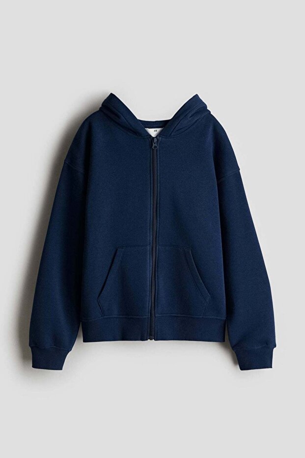 Zip-through hoodie