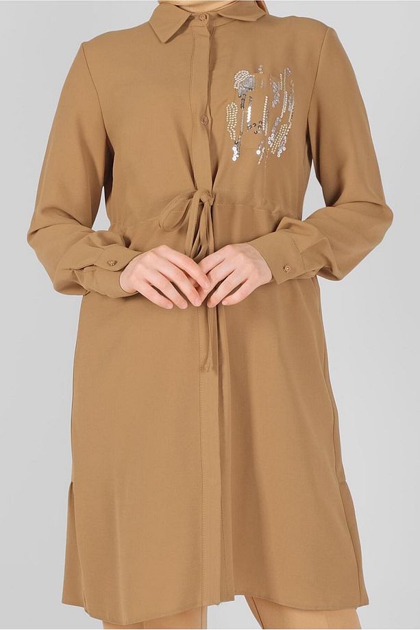 ÖNÜ BAĞCIKLI DÜĞMELİ TUNİK 40697 - 4