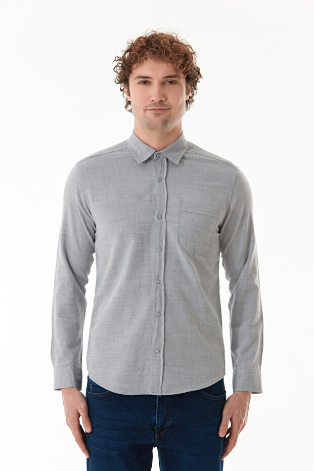 قميص أساسي بجيب - 7