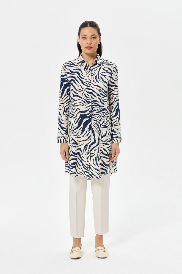 Zebra Desenli Tunik  Laci - 1