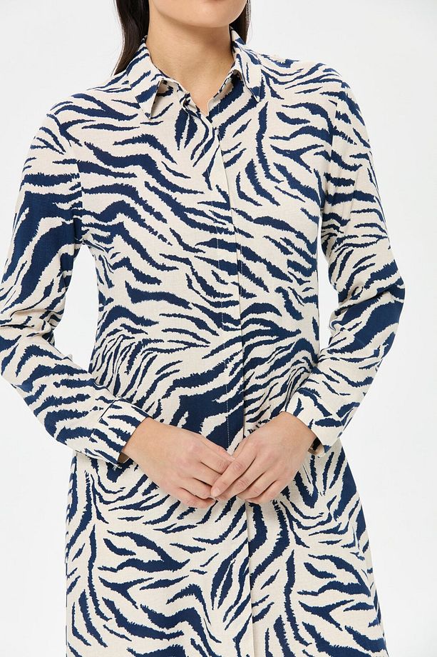 Zebra Desenli Tunik  Laci - 8