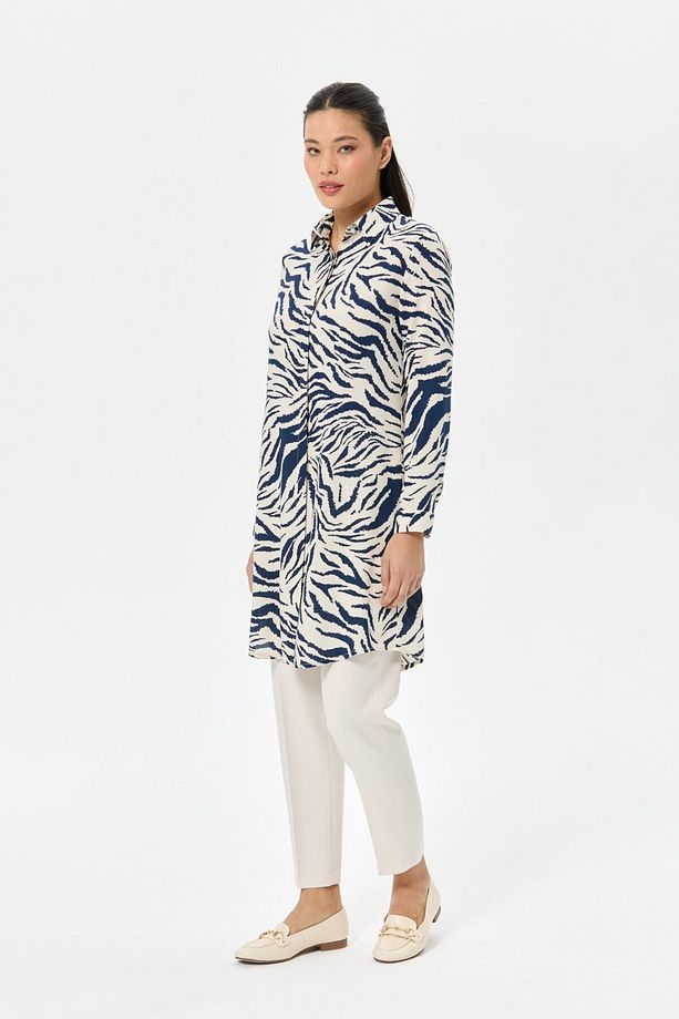 Zebra Desenli Tunik  Laci - 7