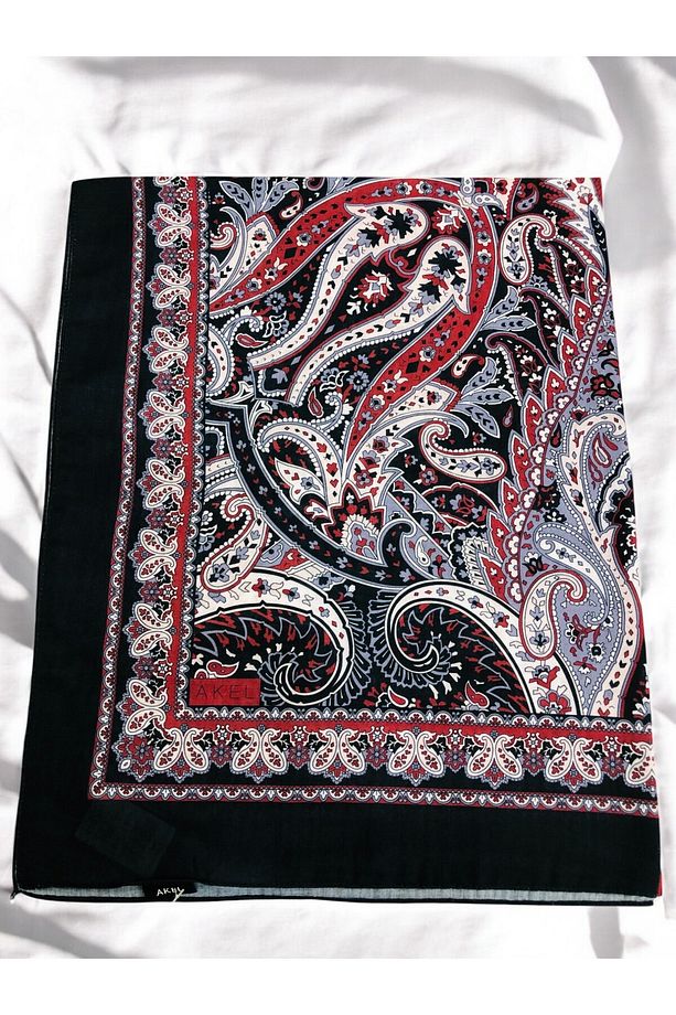 DESENLİ POLYESTER ŞAL DESEN-6 - 1