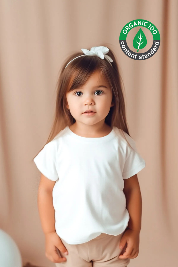 %100 Pamuk Kız Çocuk Regular Kısa Kollu T-shirt - 2