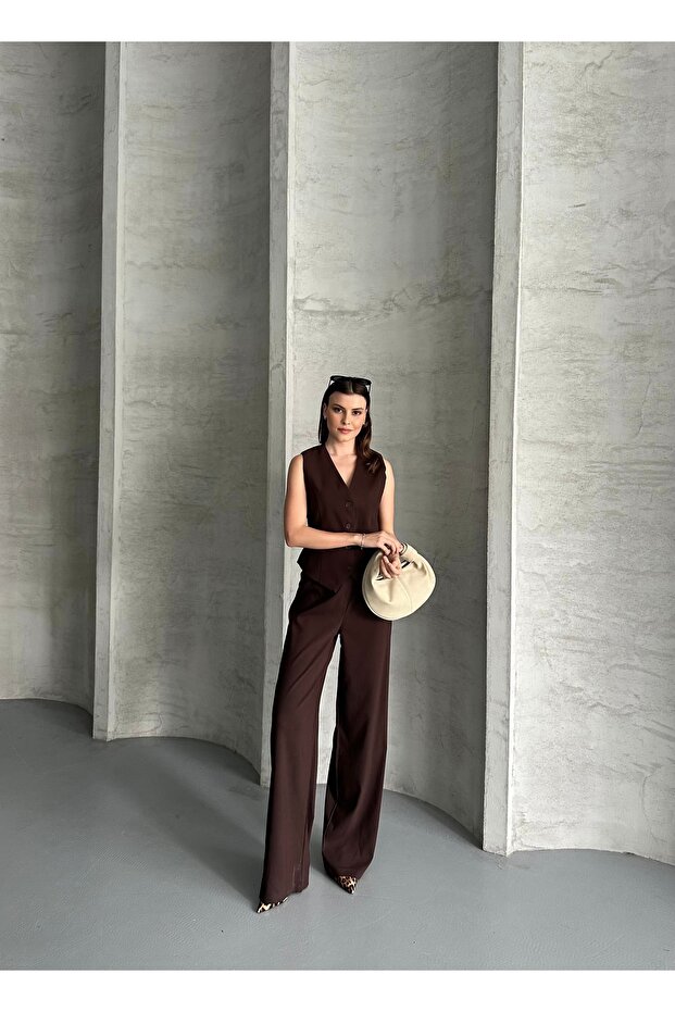 Linen Double Bottom Top Set - 3