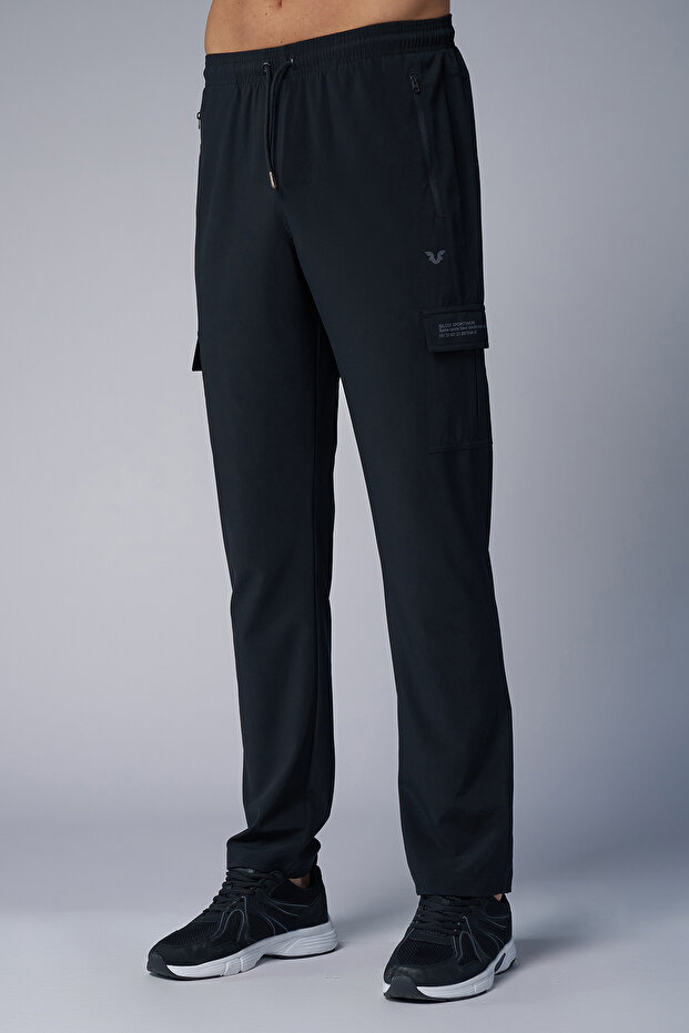 سروال التدريب الأسود للرجال 4139 - 1