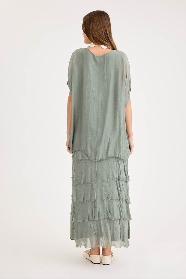 Salaş Uzun Tül Elbise - 6