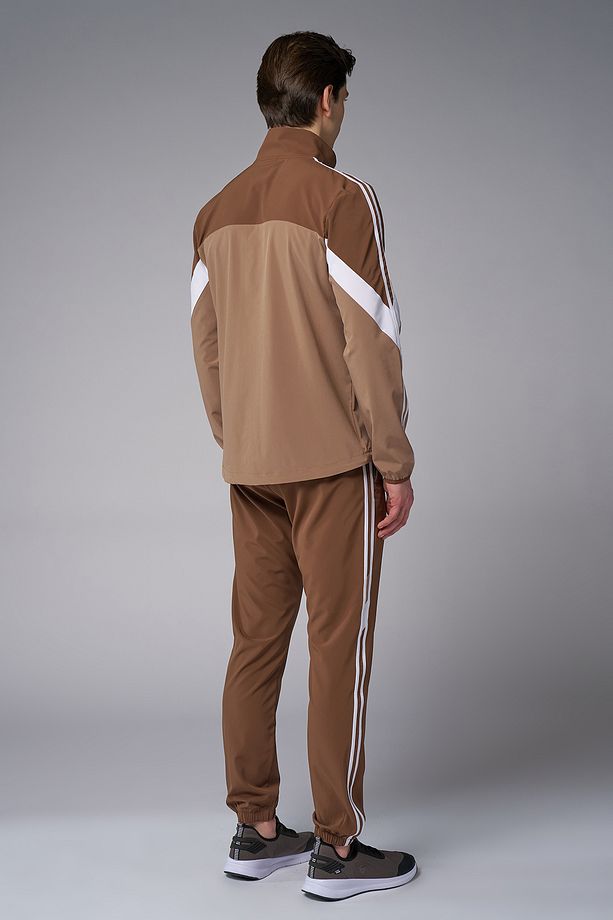 Erkek Camel Şeritli Dokuma Eşofman Takımı  4120 - 8