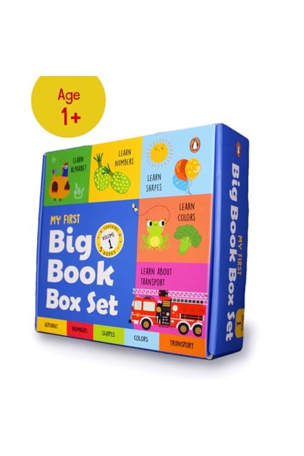 My First Big Book Box Vol 1 5 Books Pizza Box