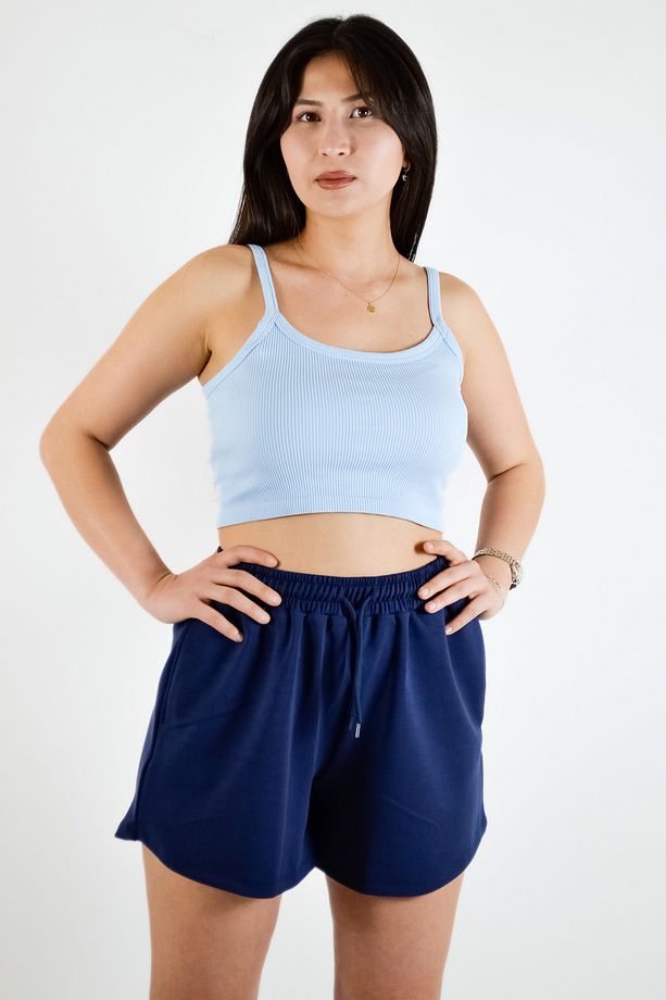 İp Askılı Fitilli Crop Atlet - 1