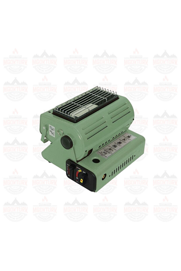 Maxi Portatif Kamp Sobası YEŞİL - 7