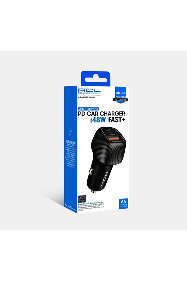49W+Fast Hızlı Şarj Type-c Ve Usb Çıkışlı Araba Çakmaklık Şarj Aleti - 2