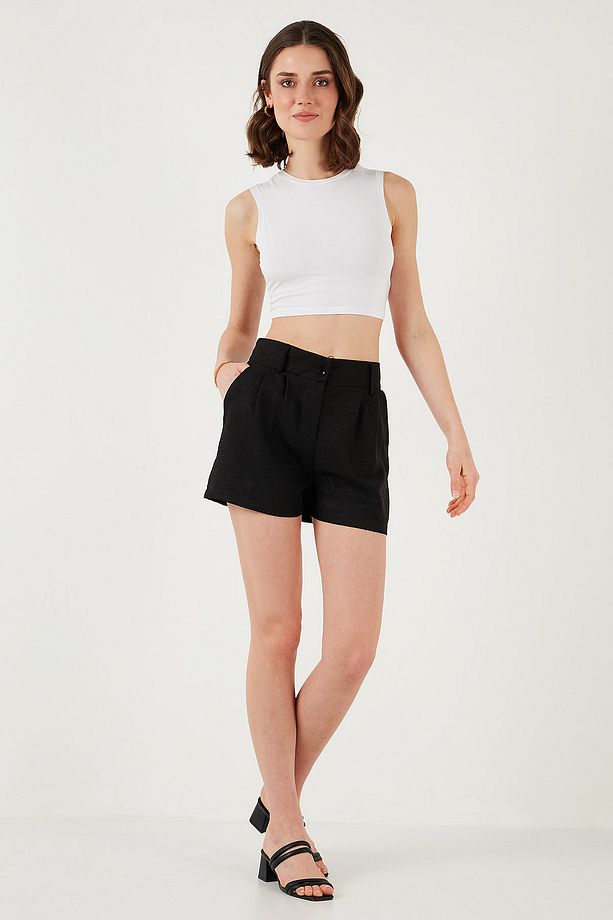 Kırçıllı Regular Fit Cepli Kısa Şort ŞORT 5866201 - 5